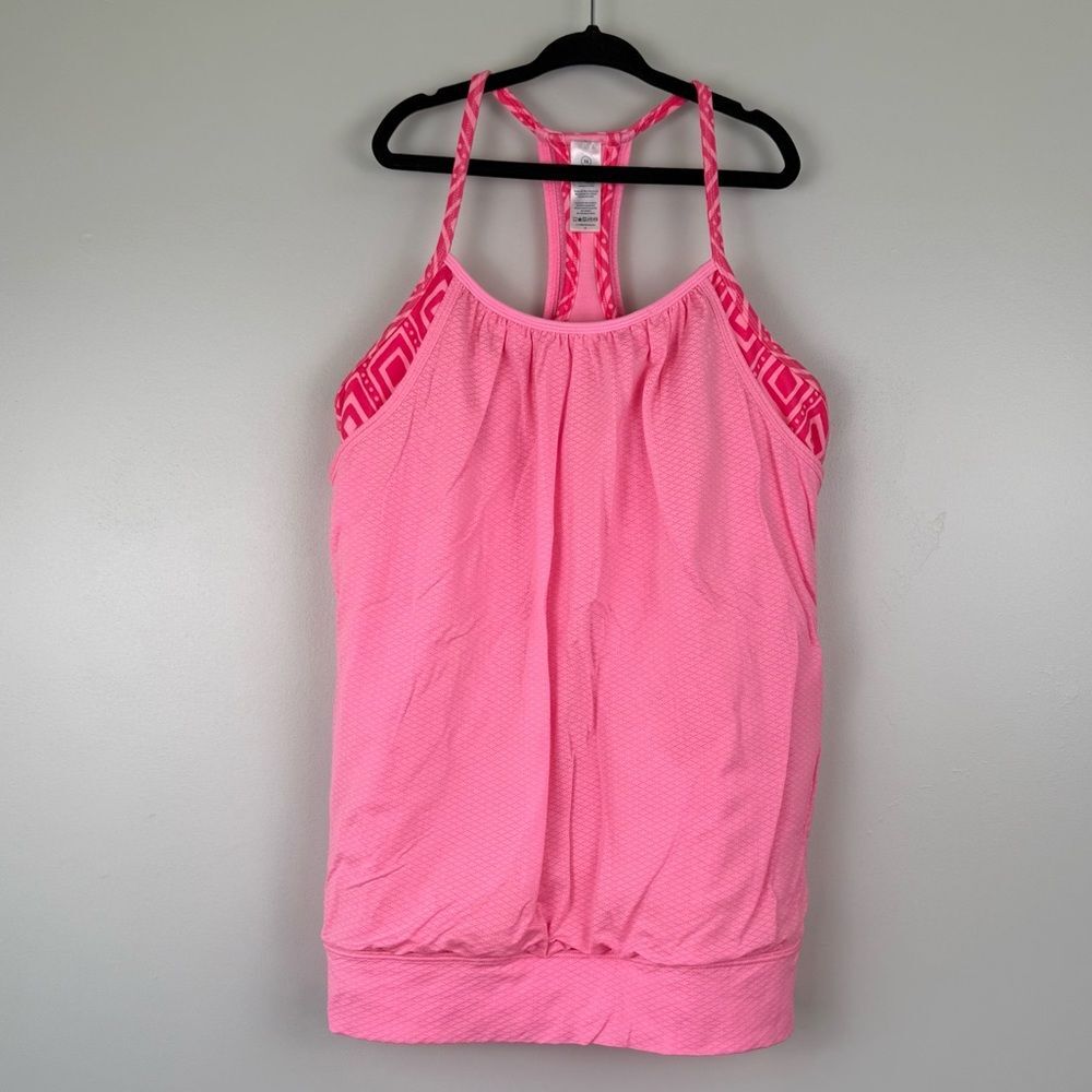 Ivivva by Lululemon girl’s Size 14 Double Dutch tank top- Pink